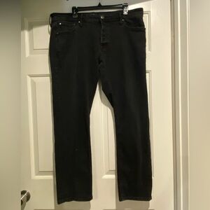 Jack & Jones Comfort Mike jeans men’s 38x34 black button fly